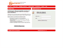 Tablet Screenshot of editor.yeniprogram.gen.tr